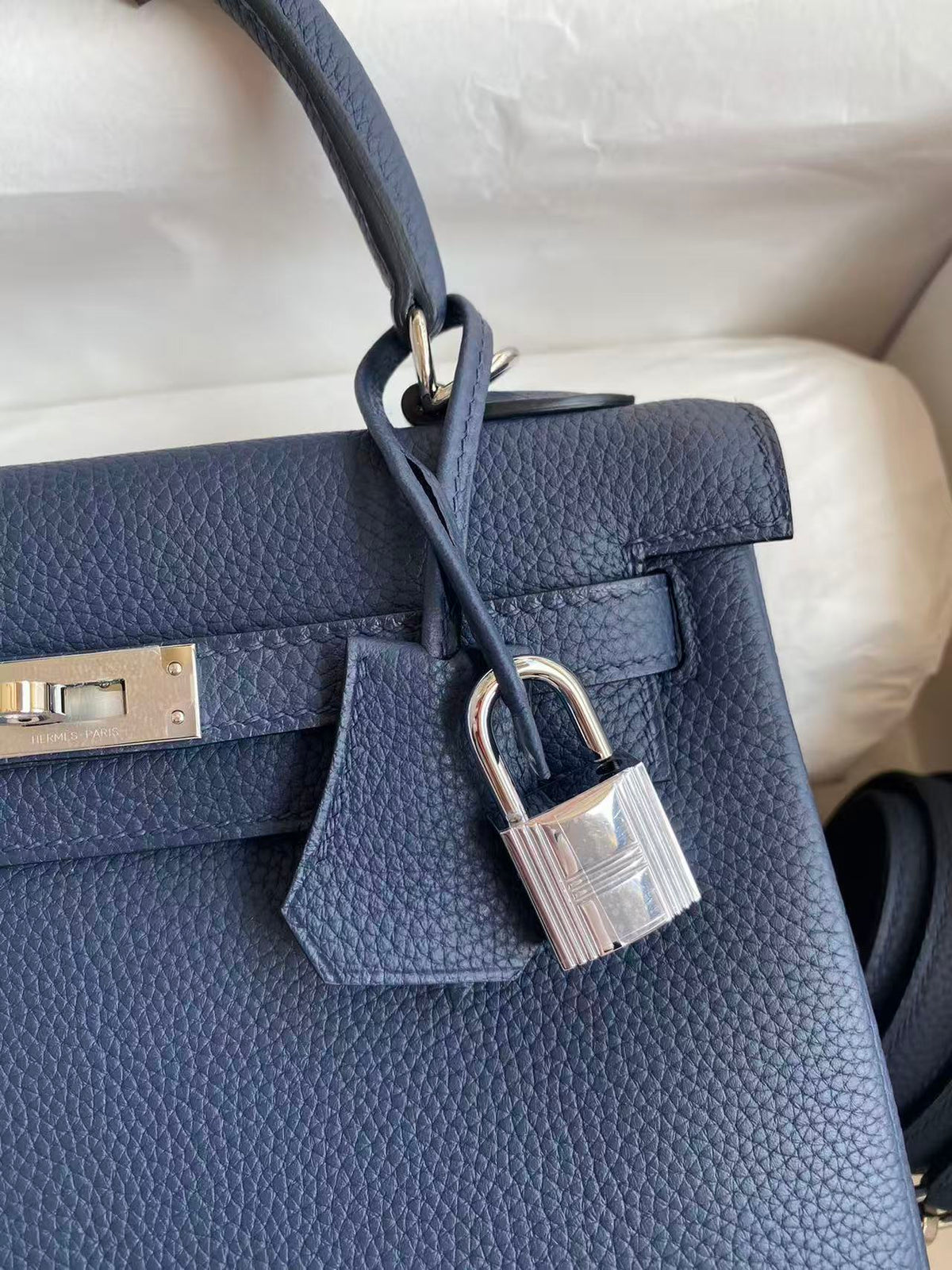 H*M Kelly Bag Togo Leather SHW