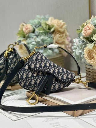 C*D Saddle Bag Denim Leather