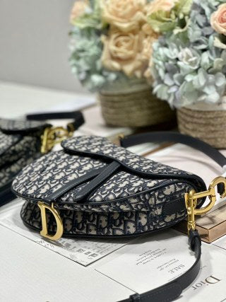 C*D Saddle Bag Denim Leather