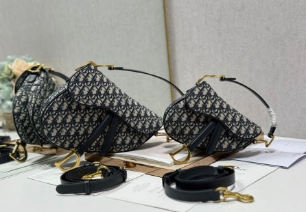 C*D Saddle Bag Denim Leather