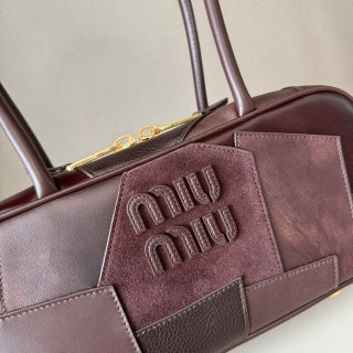 M*u*M*u Valentine's Day Limited Bag Suede Leather