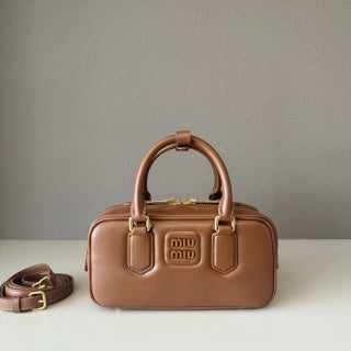 M*u*M*u Wander Matelassé Bag Leather