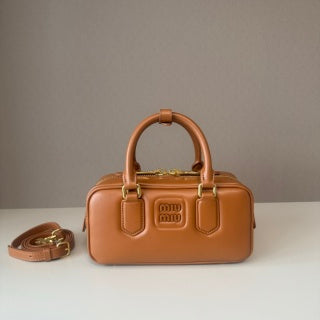 M*u*M*u Wander Matelassé Bag Leather