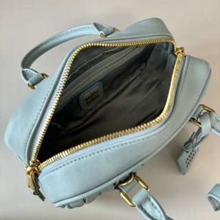 M*u*M*u Arcadie matelassé nappa bag leather