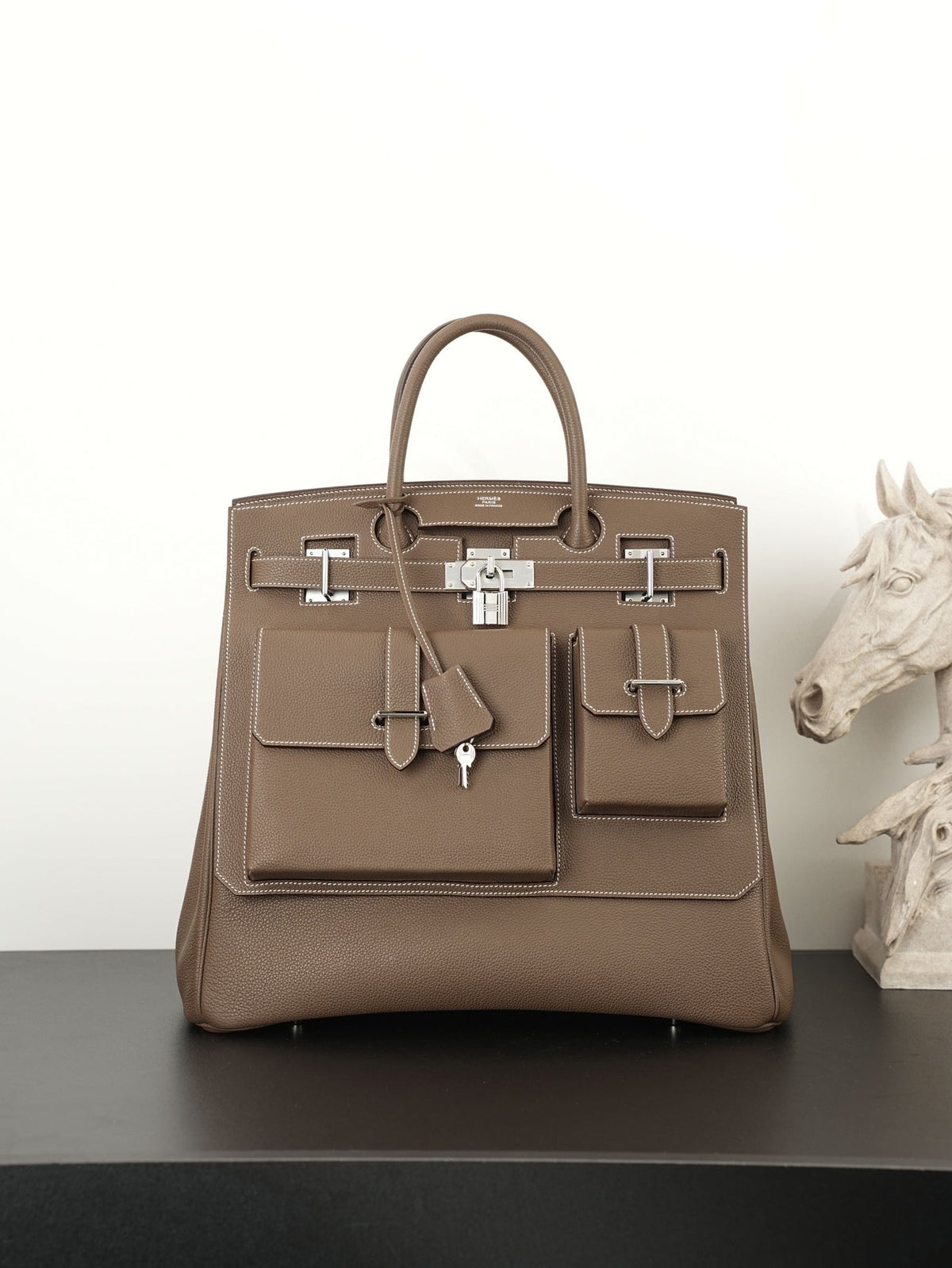 High end H*rmes 2026 Haut à Courroies (HAC) Birkin Bag Togo Leather
