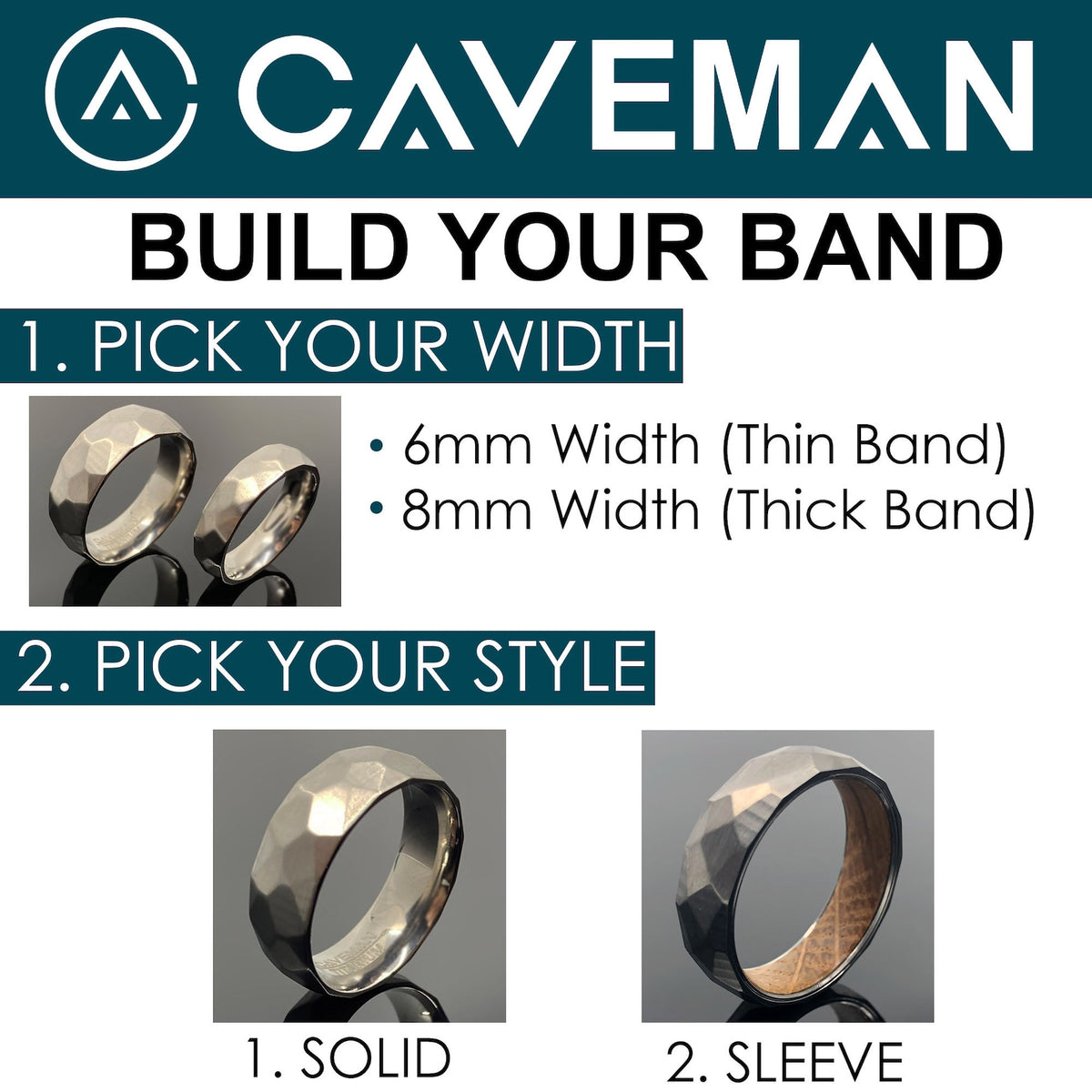 Forged Titanium Whiskey Barrel Wedding Band Ring