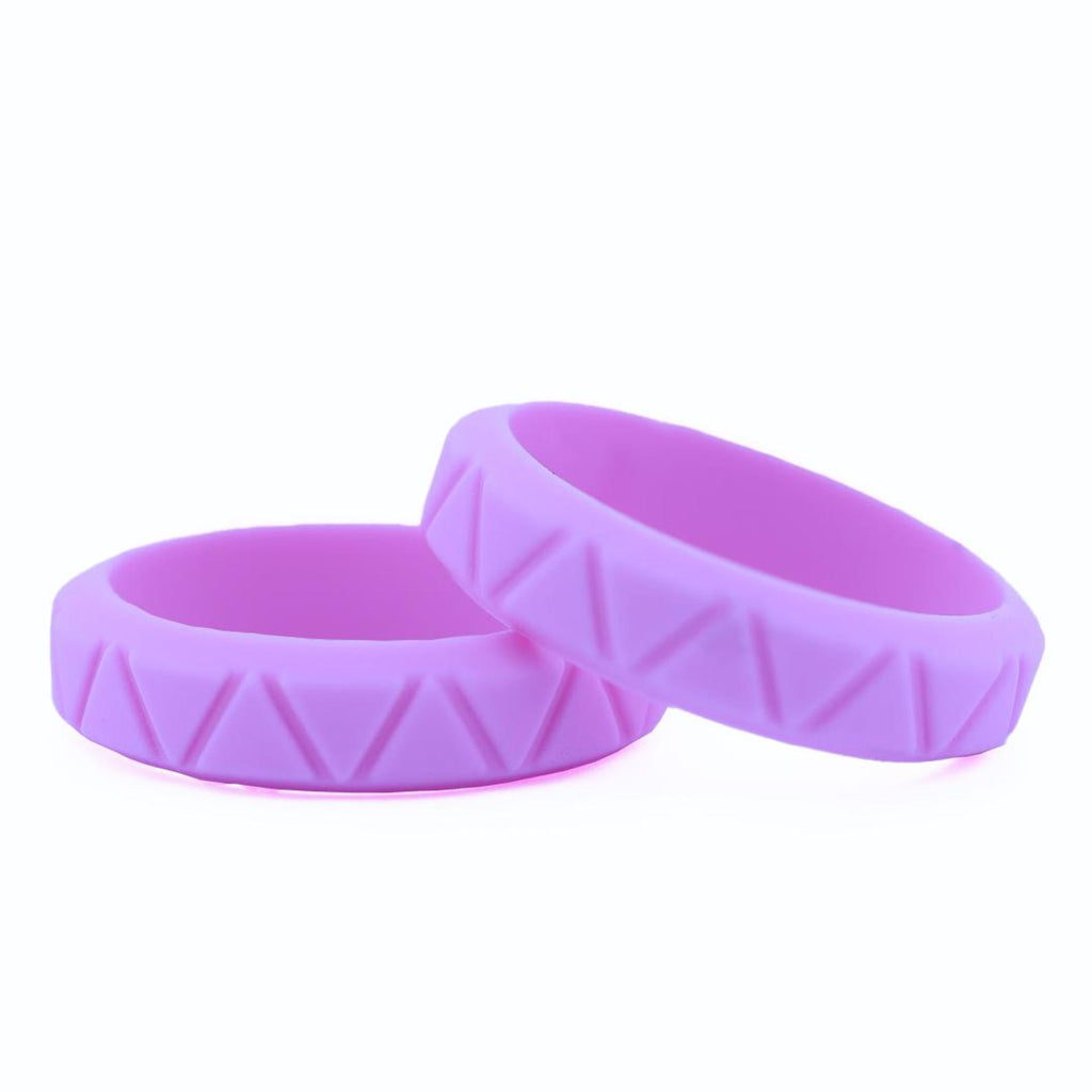 Full Set Womens Silicone Rings! Custom Fitness Rubber Wedding Bands all colors