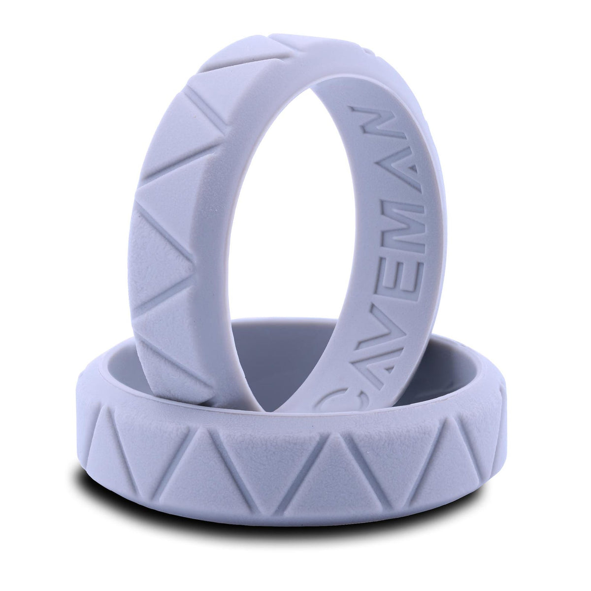 Ice Gray Mens Silicone Ring! Custom Fitness Rubber Wedding Band