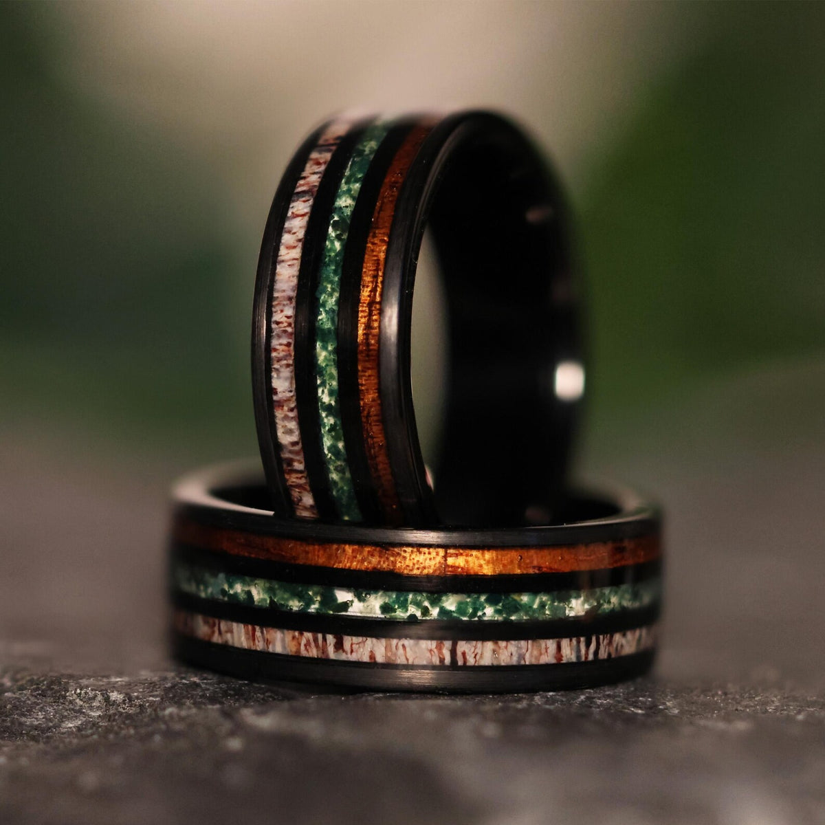 The Koa Forest: Moss Agate | Hawaiian Koa | Elk Antler