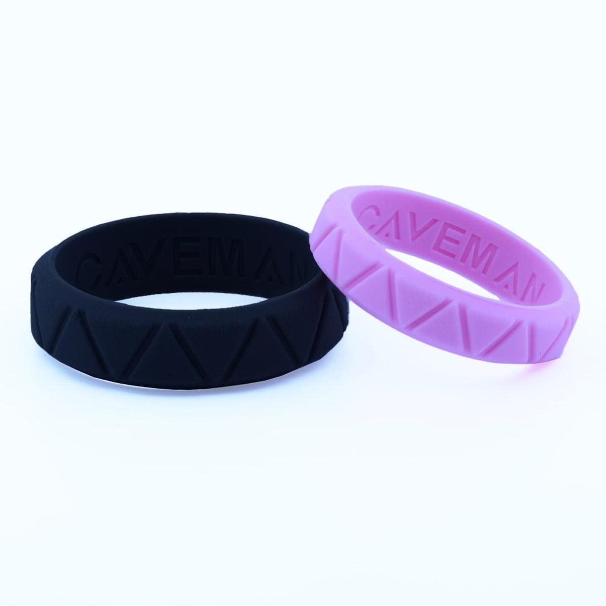 Black Couples Silicone Set Wedding band rings