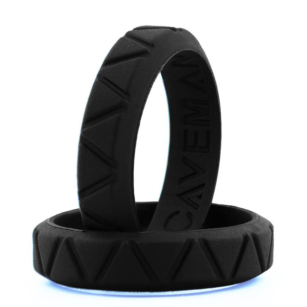 Womens Slate 5mm Silicone wedding band. Women's Gym Rubber Ring