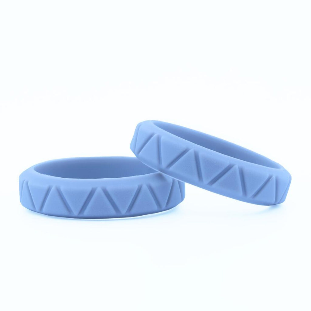Full Set Womens Silicone Rings! Custom Fitness Rubber Wedding Bands all colors