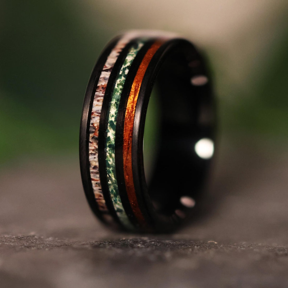 The Koa Forest: Moss Agate | Hawaiian Koa | Elk Antler