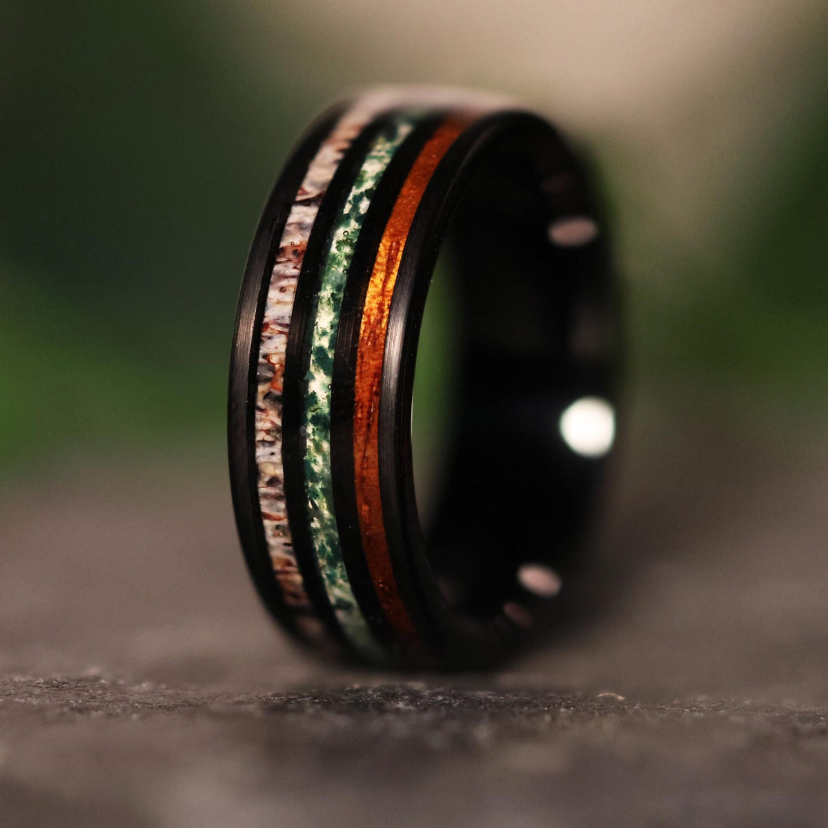 The Koa Forest: Moss Agate | Hawaiian Koa | Elk Antler