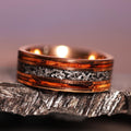 18k Whiskey Meteorite Gold Core