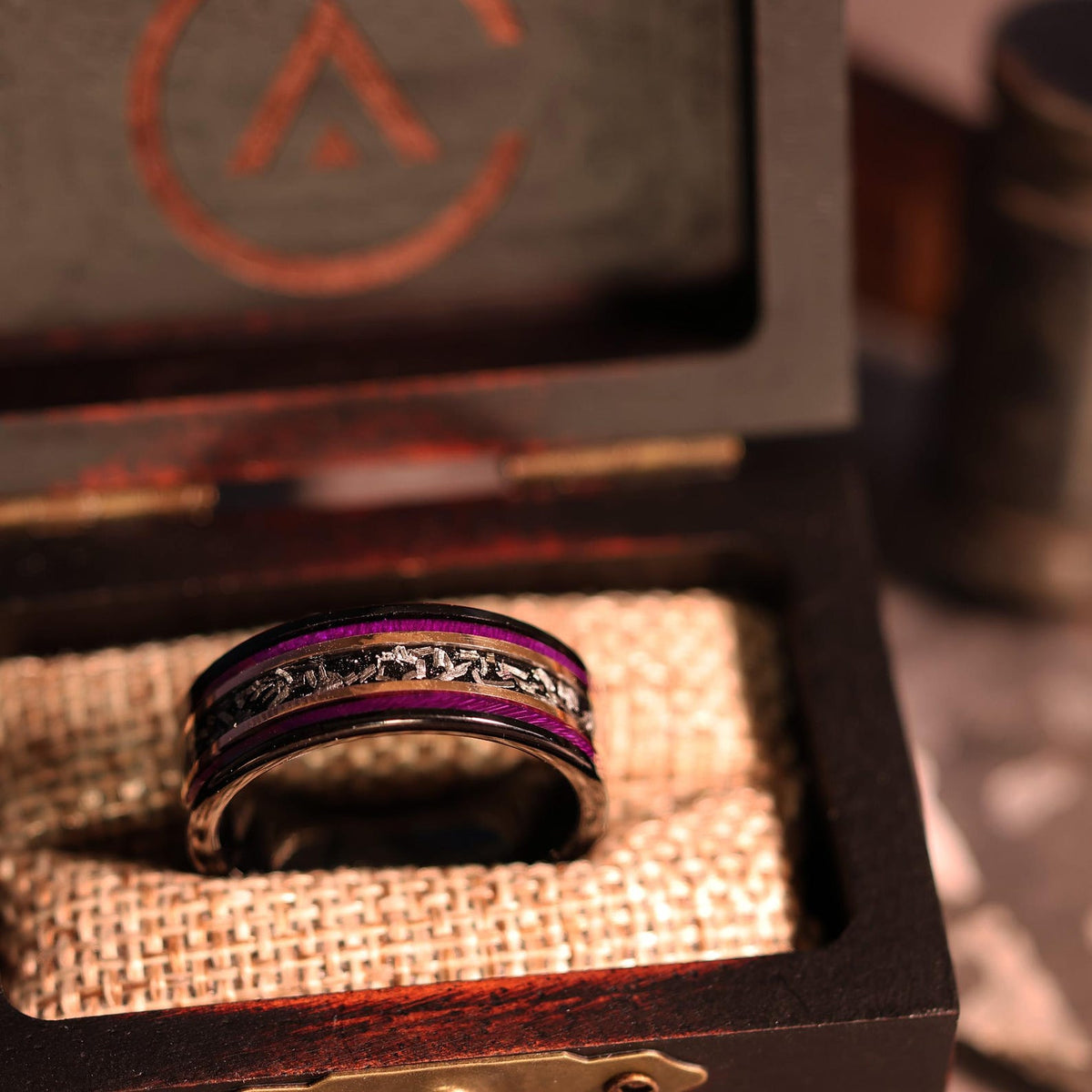 Boxelder Meteorite Core Purple Tungsten