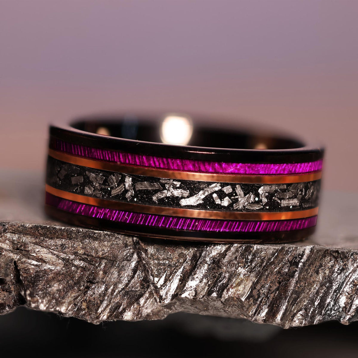 Boxelder Meteorite Core Purple Tungsten