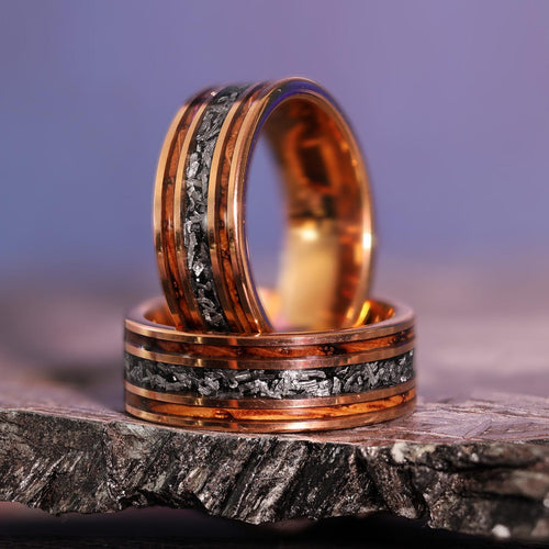 18k Whiskey Meteorite Gold Core
