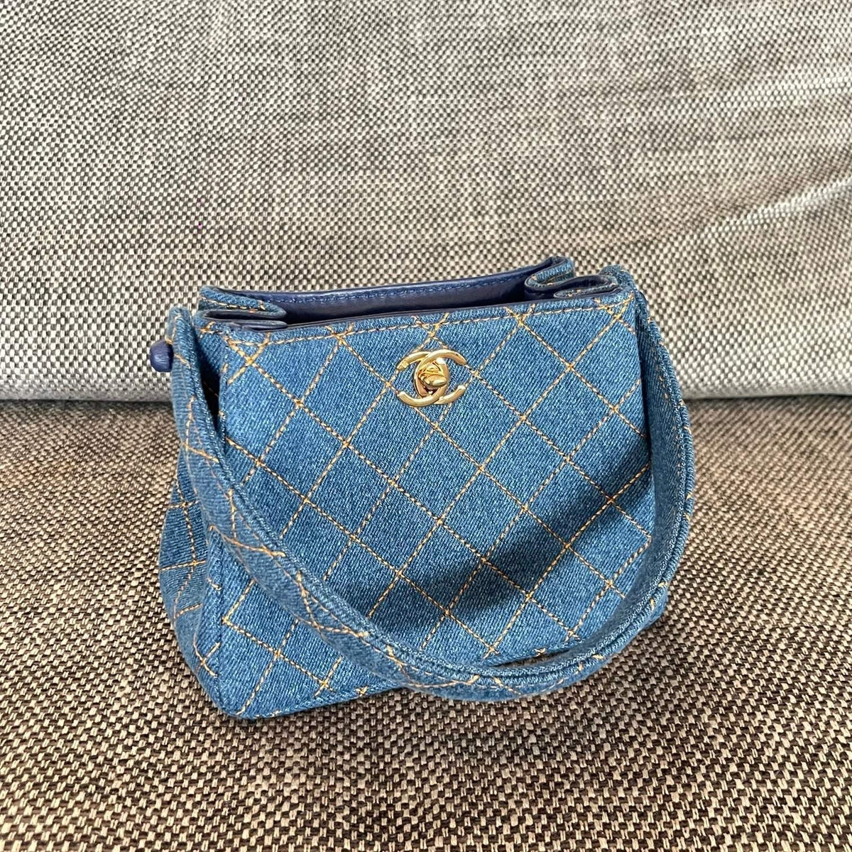 C*C 2026 Vintage Matelasse Bag Denim Leather