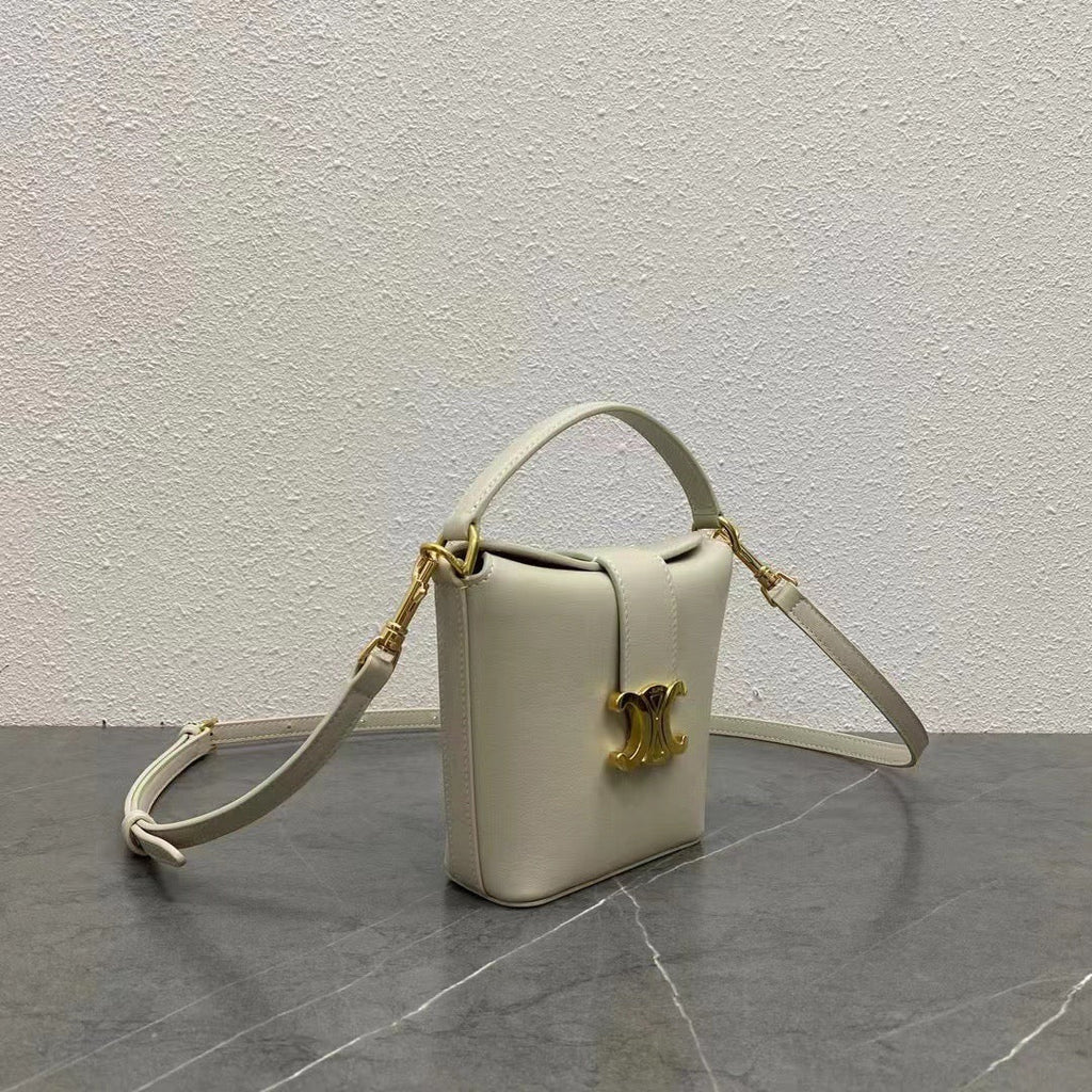C*line 2026 Triomphe Arc De Bucket Bag 14cm Calfskin