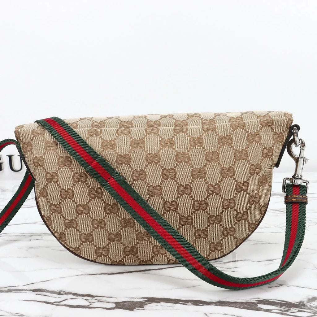 G*G 2026 Tag Crossbody Bag Canvas Calfskin