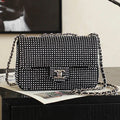 C*C 2026 Classic Flap Bag Sparkling Stones Leather
