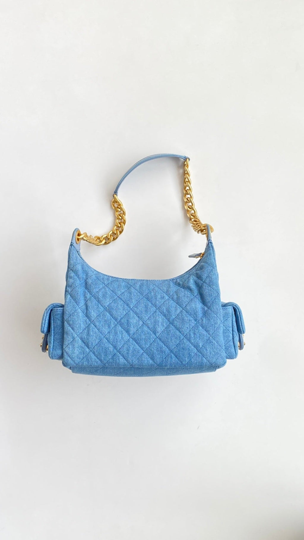 C*C Multi-Pocket HOBO bag 31 light blue denim