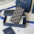 C*D Long Vertical Wallet Jacquard Cowhide