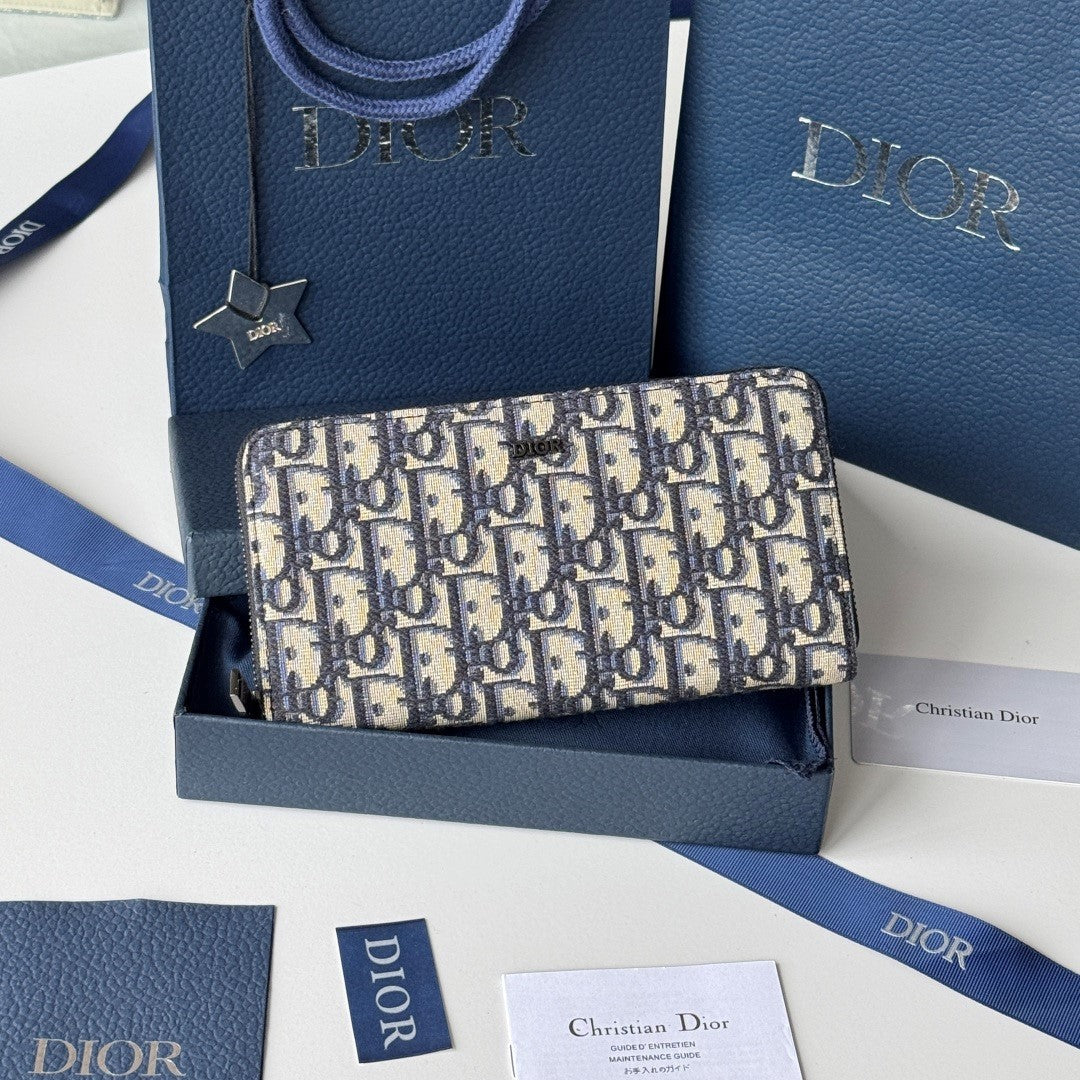 C*D Long Zipped Wallet Jacquard