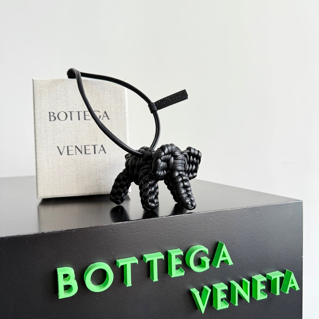 B*V Elephant Charm leather