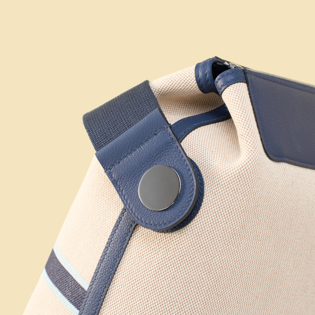 High end H*rmes 2026 R.M.S 12H Bag Canvas Togo Leather
