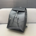 L*E SMALL 44 CONVERTIBLE BACKPACK IN BLACK CLASSIC CALFSKIN