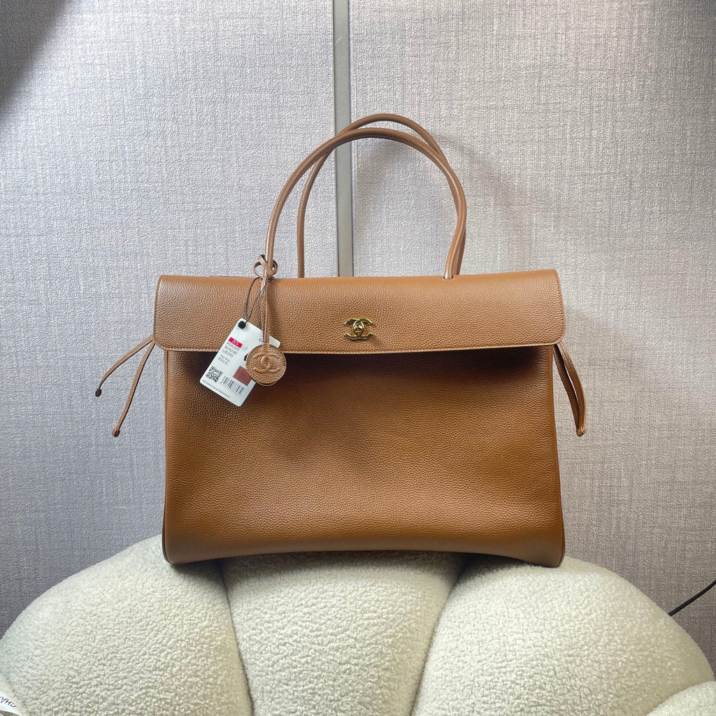 C*C 26s Tote Bag Grained Calfskin