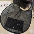 ONE PIECE MEDIUM BAG 43 IN BLACK FISHNET