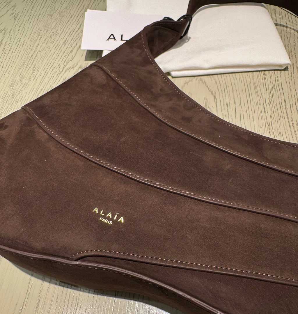 WAVE HOBO BAG SUEDE