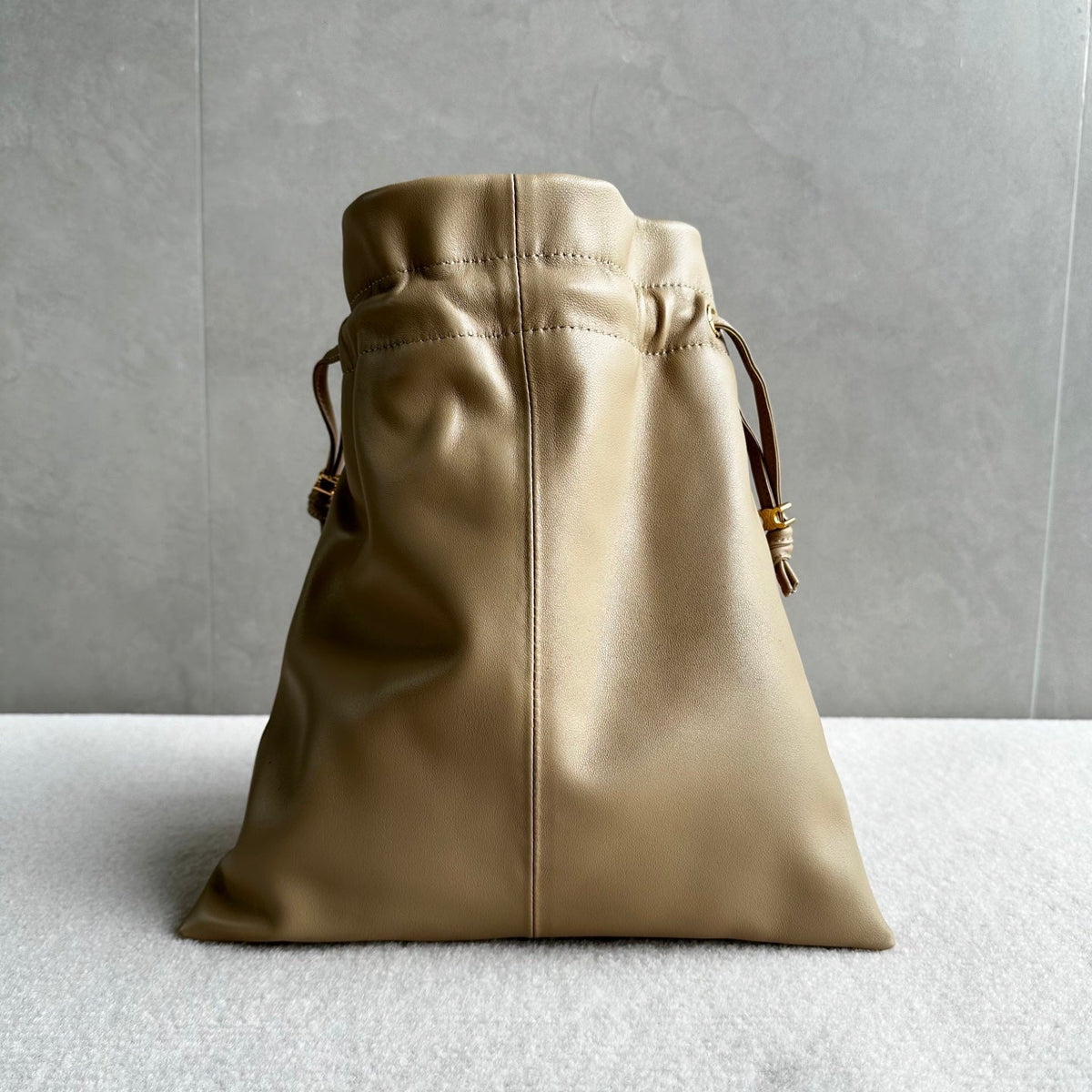 C*L Crystal Pouch Taupe Lambskin