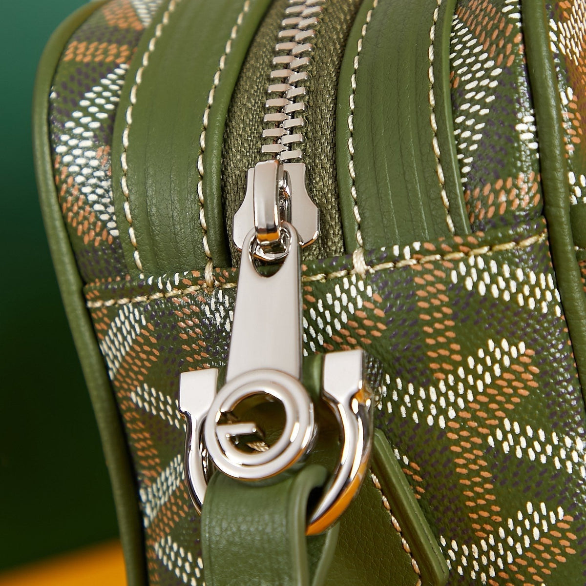 CAP-VERT PM BAG 22 IN WOODLAND GREEN G*yardine CANVAS