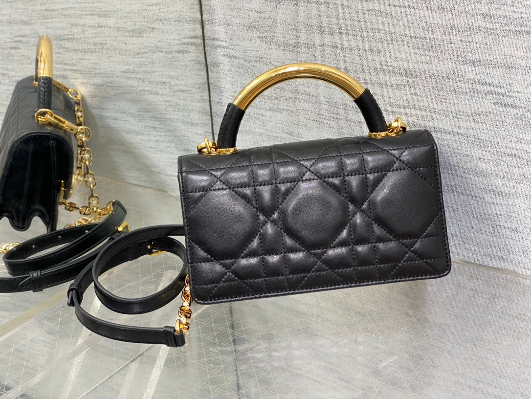 C*D Macrocannage Ange Shoulder Bag Calfskin