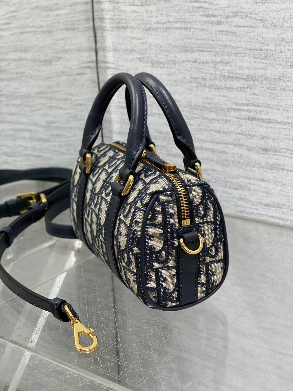 GROOVE BAG OBLIQUE MONOGRAM JACQUARD