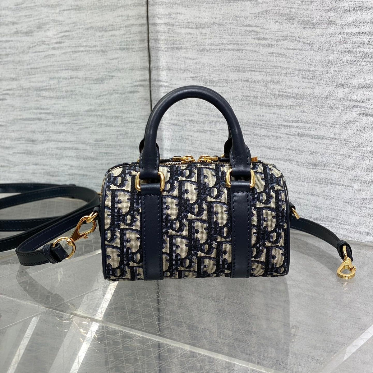 GROOVE BAG OBLIQUE MONOGRAM JACQUARD