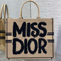 BOOK TOTE MISS D*or GRAFFITI EMBROIDERY