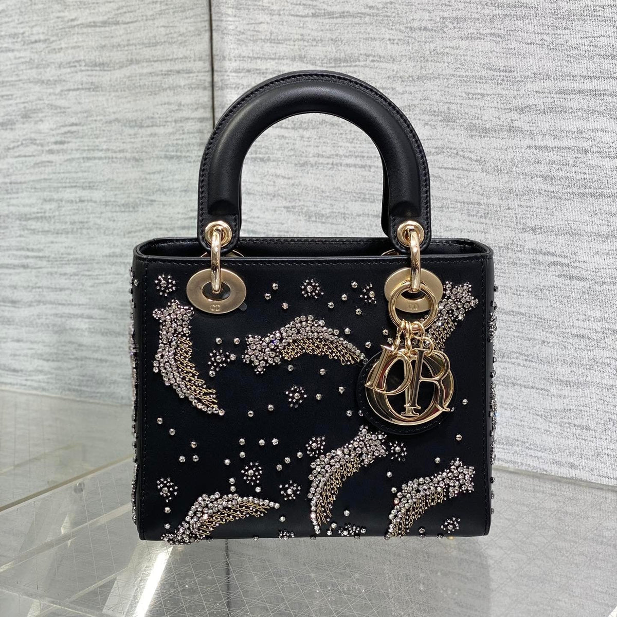 BAG LAMBSKIN SHOOTING STAR EMBROIDERY WOMEN