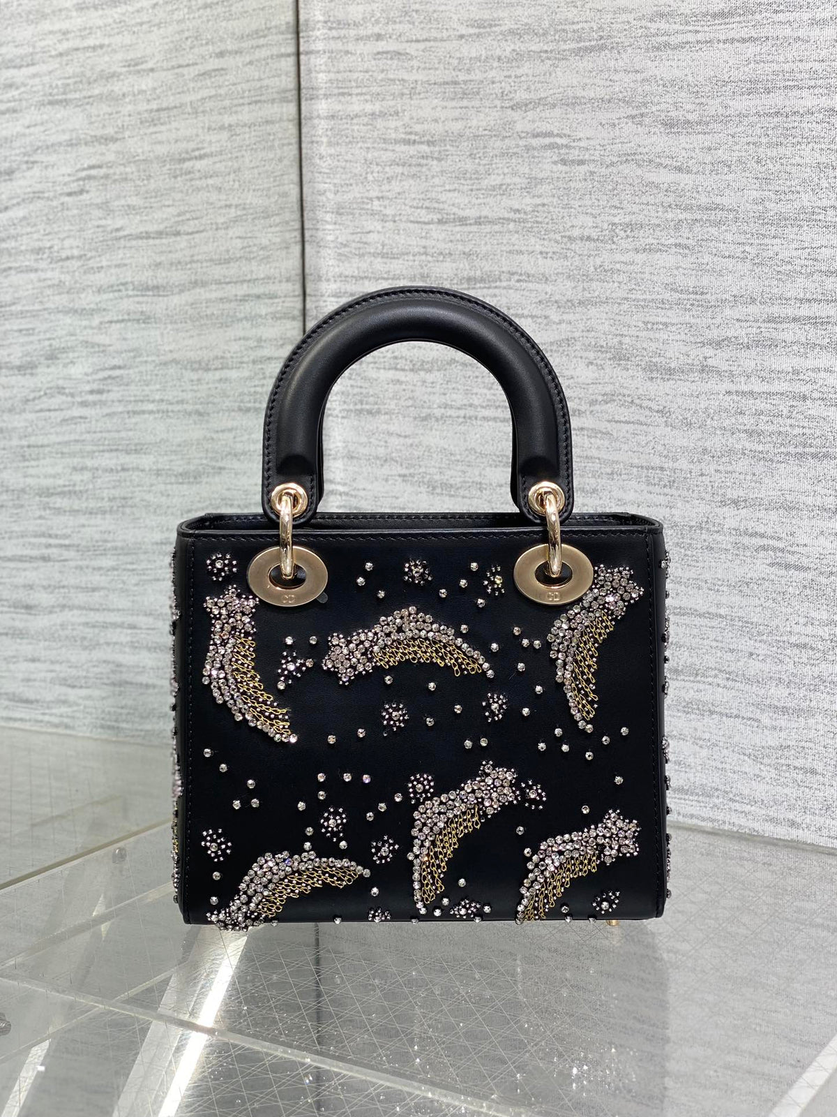 BAG LAMBSKIN SHOOTING STAR EMBROIDERY WOMEN