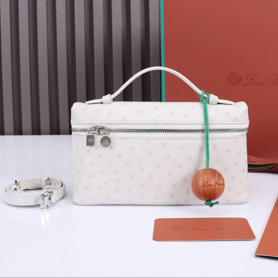 EXTRA POCKET L19 OSTRICH LEATHER