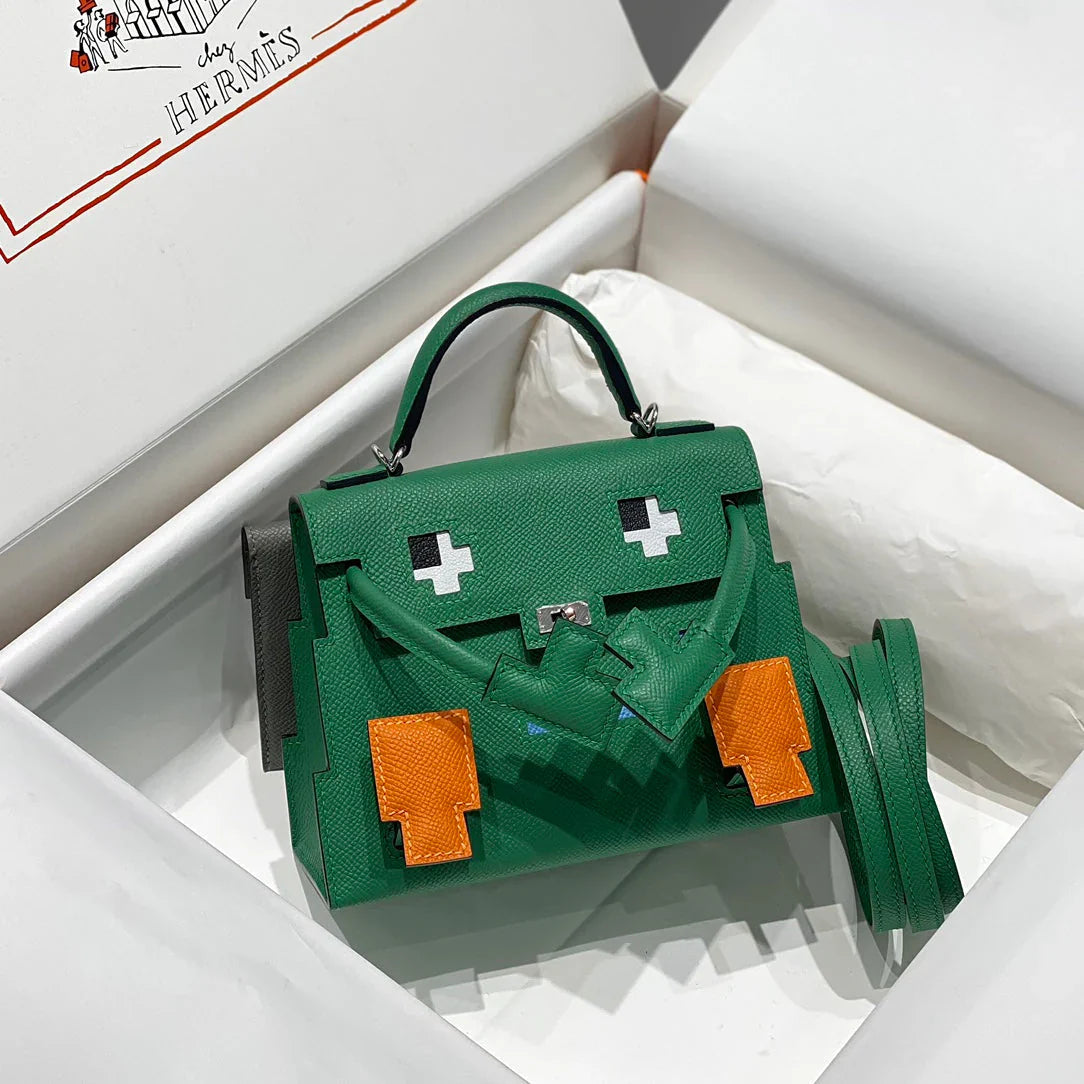 H*rmes 2026 Kelly Doll Picto Bag Swift Leather