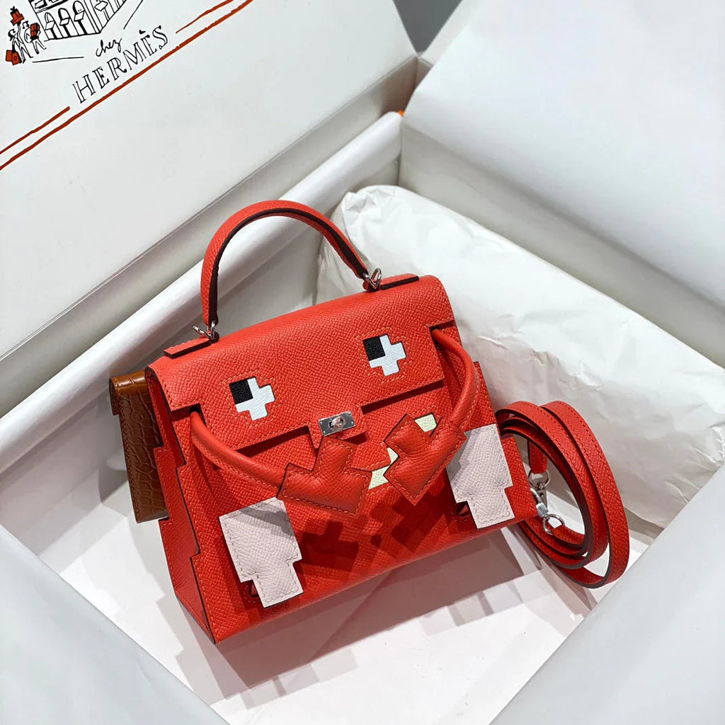 H*rmes 2026 Kelly Doll Picto Bag Swift Leather