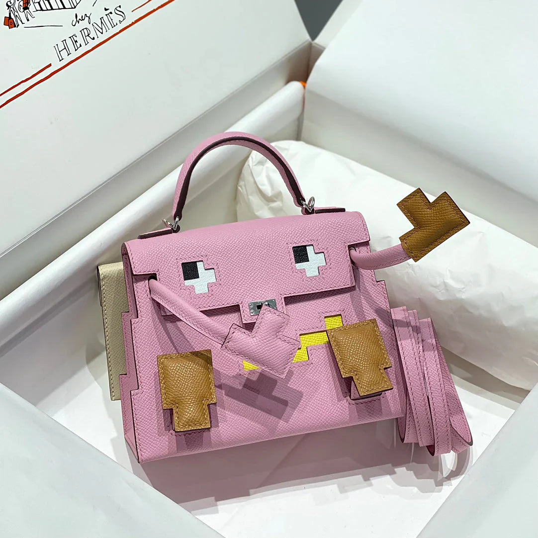 H*rmes 2026 Kelly Doll Picto Bag Swift Leather