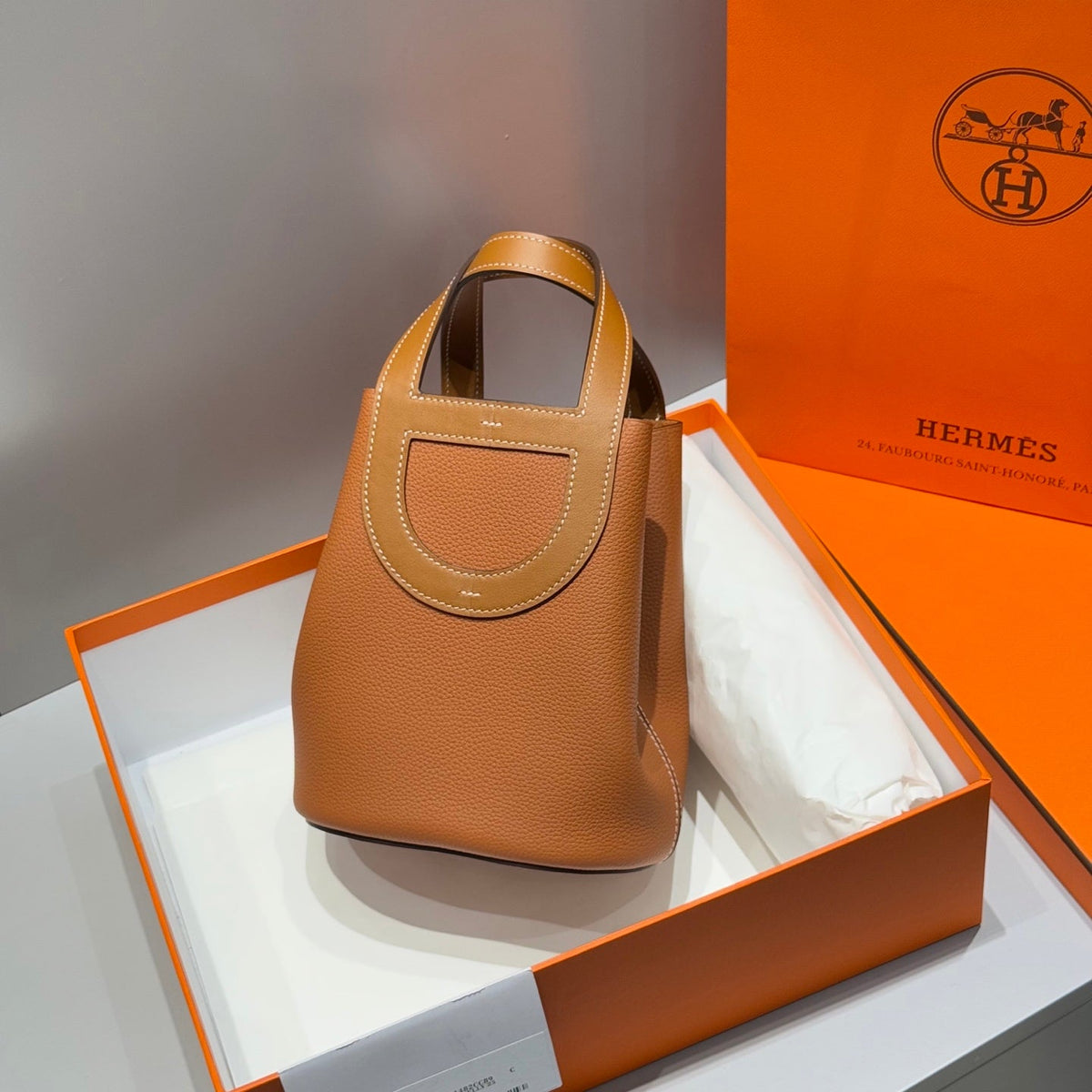 H*M The Loop Bag Taurillon Clemence Leather
