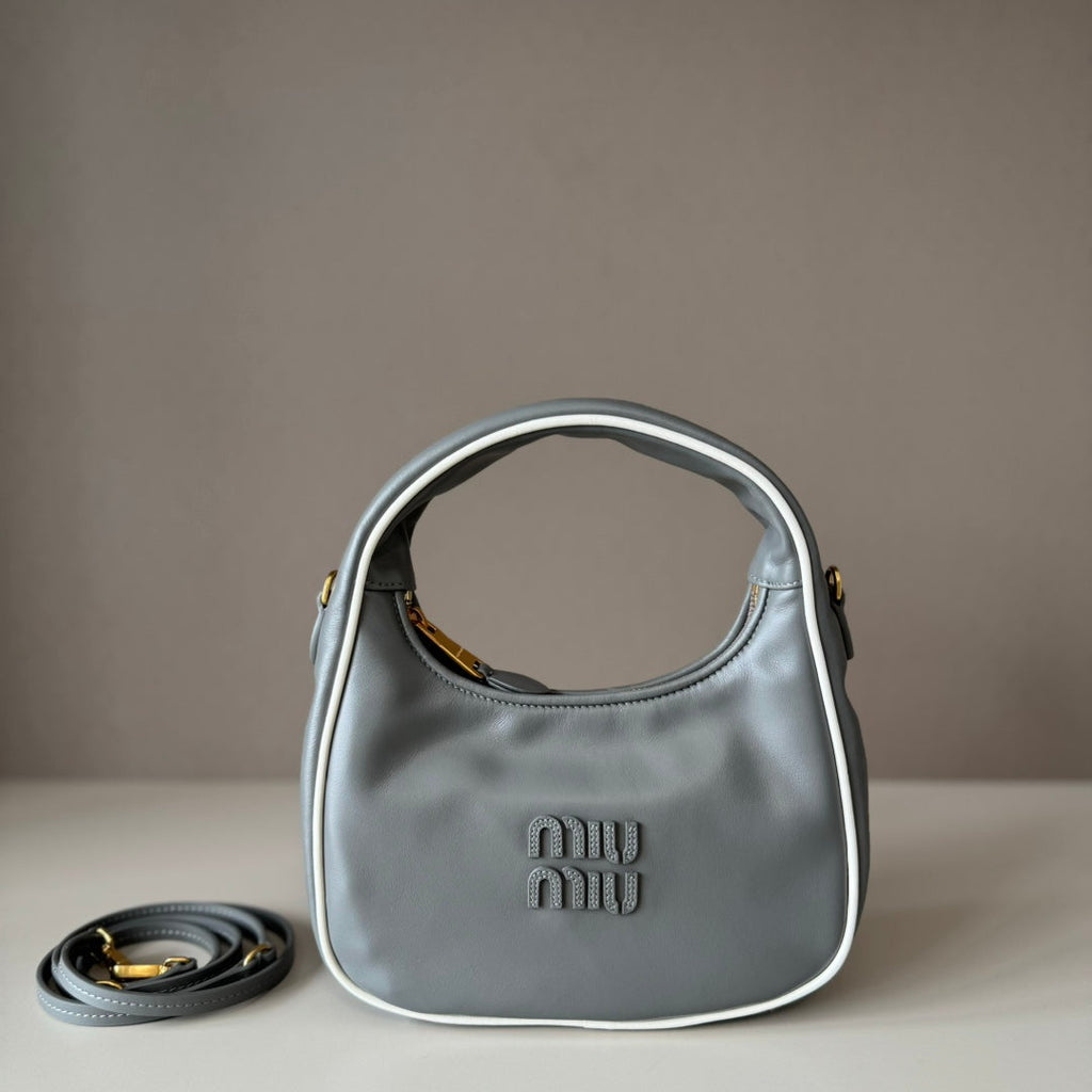 M*u*M*u Wander Crescent Bag Leather