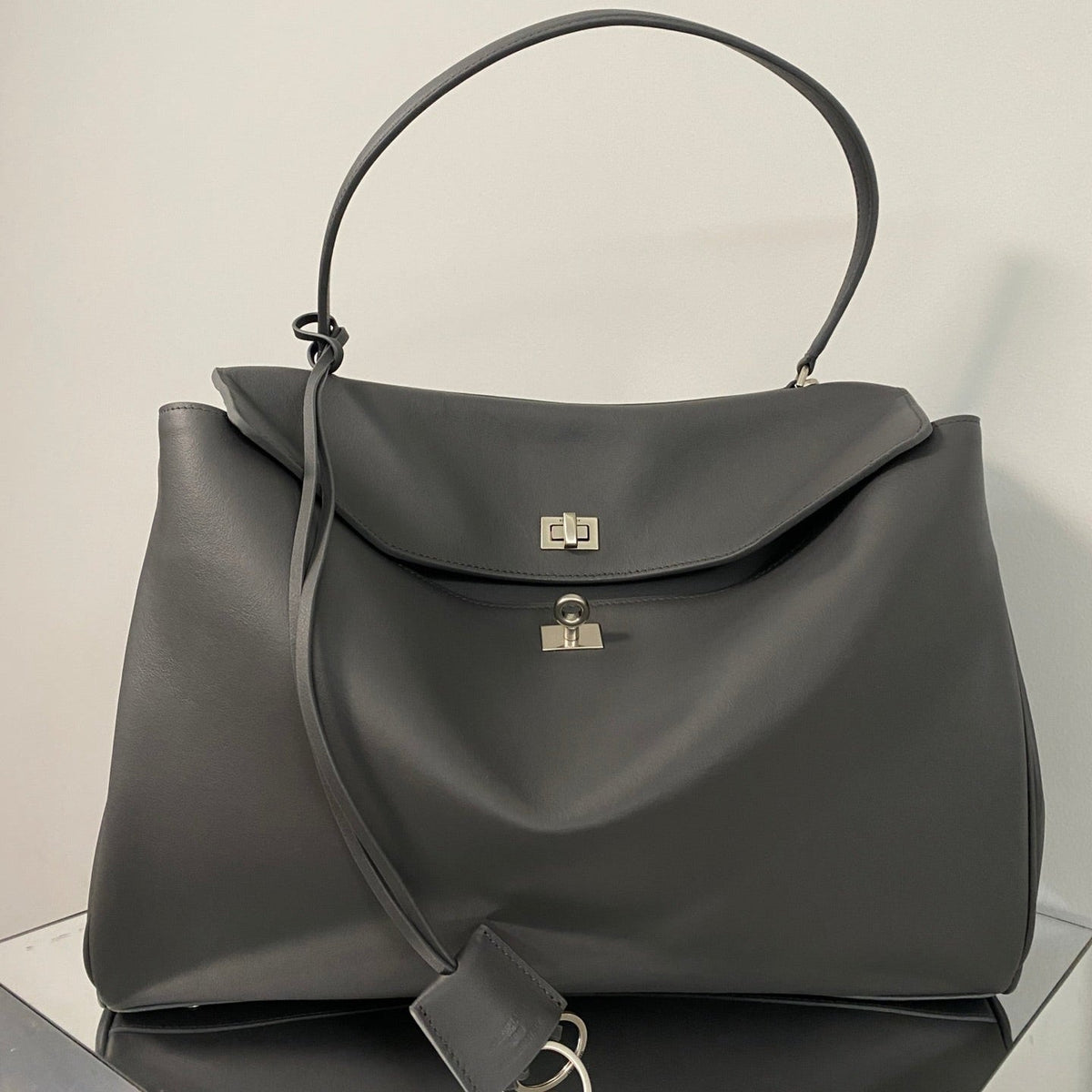 RODEO BAG SMOOTH CALFSKIN SILVER HARDWARE
